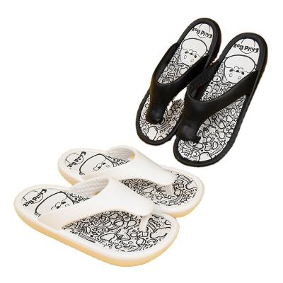 China Cushioning Graffiti Unisex Flip Flops Cushioning Flip-Flops Slippers Flip Flops Custom Made for sale