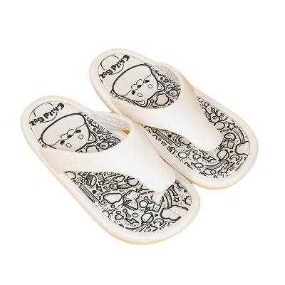 China Cushioning Graffiti Unisex Flip Flops Soft Sole Women&'S Flip Flops Slippers for sale