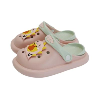 China Best Selling Quality Child New Style Anti-Slippery Hobbles Shoes Eva Injection Slingback Sandal With Air Hole for sale