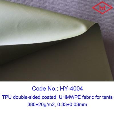 Китай 140cm Width TPU Double Sided Coated Composite UHMWPE Fabric For Tents продается