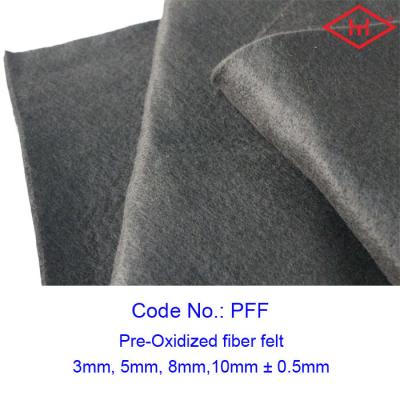 China Industrial Pre-Oxidized Fiber Felt Rolls High Temperature Resistant à venda