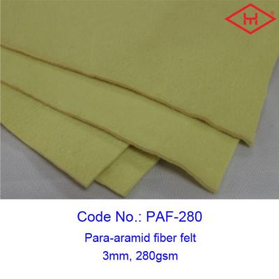 China Para Aramid Fiber Industrial Felt Rolls 100 - 210cm Width à venda