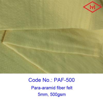 中国 5mm Thickness Industrial Para Aramid Fiber Felt Rolls 500gsm 販売のため