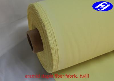 China Spinnfaser-Twill-Gewebe der Aramidfaser-210gsm Gewebe gesponnenes zu verkaufen