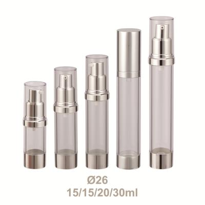 China BEAUTY Bottles 50ml 100ml 120ml 150ml White Airless Cosmetic Cream Bottle PACKAGING Luxury Plastic Bottles for sale