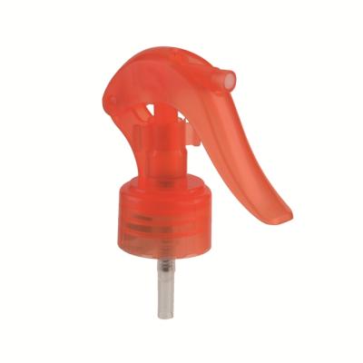 China Large 24mm 28mm non refillable plastic dosage pp mini trigger sprayer all plastic metal free flowing stream for sale