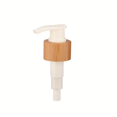 China 24mm 28mm Non-Refillable ACP Collar Smooth Ribbed Lotion Pump With Aluminum All Plastic Big Dosage for sale