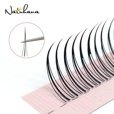 China Long Natural NATUHANA Grafting Volume Eyelashes Soft And Light Shape Design Nature Individual False Eye One Long False Lashes Extensions for sale