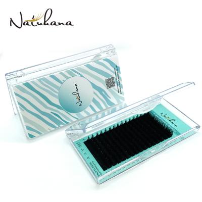 China Natural Soft Fibers L Synthetic False Natural Mink Eyelashes False Eyelash Wholesale Soft Lashes PBT from NATUHANA for sale