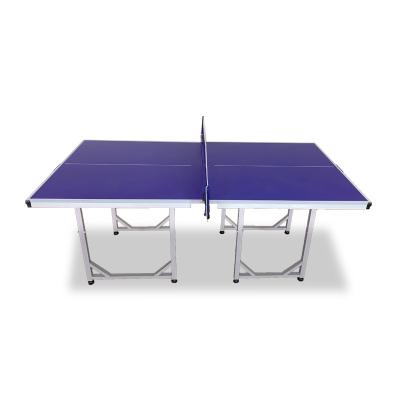 China Indoor Foldable Kids Tennis Table High Quality Ping Pong Table For Kids Movable Board OEM for sale