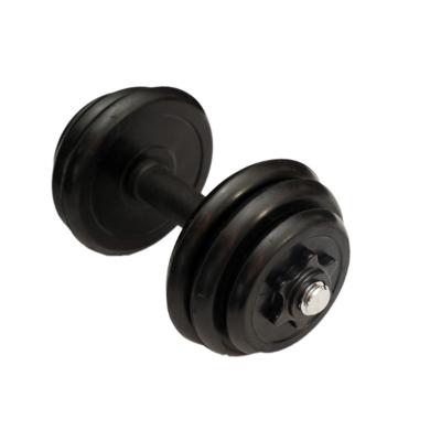 China Universal High Quality Detachable Fitness Gym Adjustable Rubber Barbell Dumbbell Set for sale