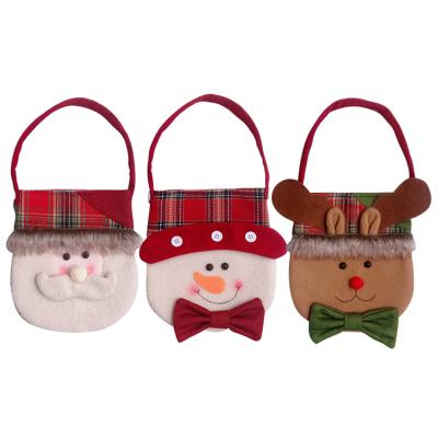 China Nylon Decorations Christmas Santa Claus Gift Bags Christmas Gift Bags for sale