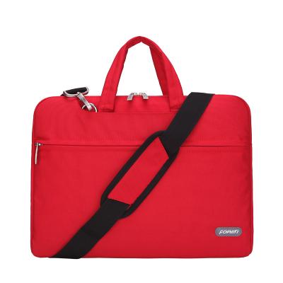 China Multifunction Black Nylon Business Laptop Sleeve/Handbag Briefcase/Laptop Carrying Messenger Bag All 15 15.6 Inches for sale