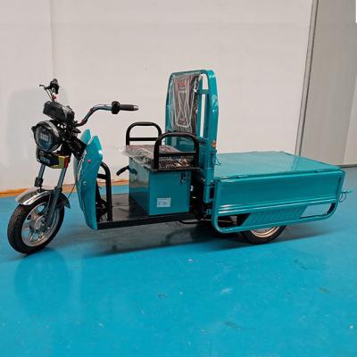 China 2021 new cheap mini electric cargo e truck tricycle with cargo bike tuk tuk for Chile for sale