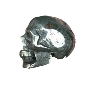 China China dropship hand carved natural rock crystal gemstones 2 inch mini pyrite skulls healing skulls for sale