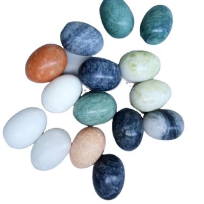 China Colored Carved Marble Eggs China Marble Eggs Gemstone Eggs for sale