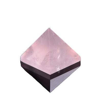 China Natural Crystal Pyramid 3cm from China Rose Quartz for sale