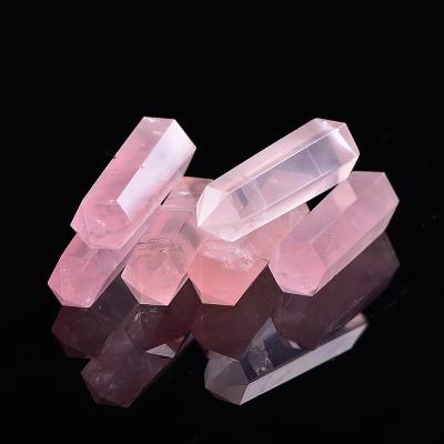 China Natural China Rose Quartz Crystal Point for sale