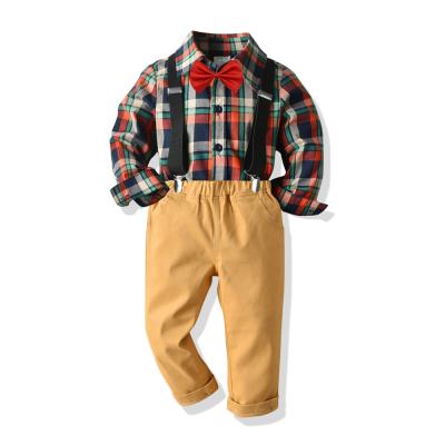 China Other Wholesale Toddler Baby Boy Clothes Set Shirts With Pants Denim Kids Shirts Denim Pants Kids Formal Casual Clothes Boutiques for sale