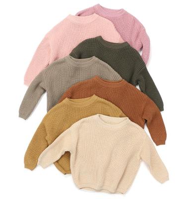 China New Fashion Viable Style Knitted Pullover Sweater Warm Top Baby Kids Sweaters 1-5 Year Girl for sale