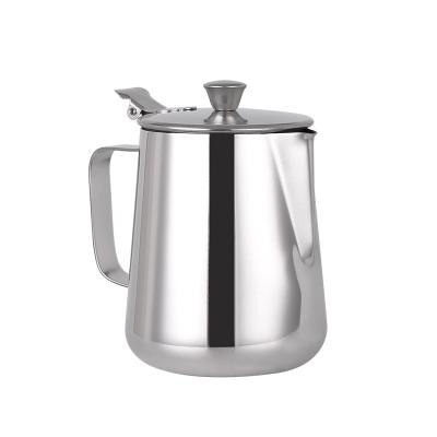 China Stainless Steel Milk Frothing Jug Viable Bartender Milk Jug for sale