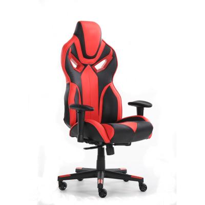 China Comfortable Adjustable Leather Massage PC Games Racing Gaming Chair With Footrest for sale