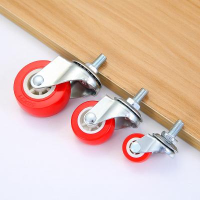 China Modern New Arrivals High Quality PVC 1 Inch Industrial Fender Office Chair Caster Wheels for sale