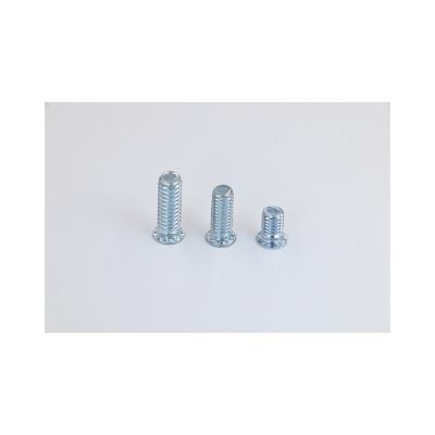 China Durable Fast Delivery Threaded Round Head Flating Galvanized Self Clinging Carbon Steel Pressure Riveting Screws for sale