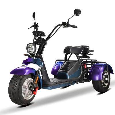 China 2000W CEE 60V 20AH Citycoco Scooter Elétrico Pneus largos e cores personalizadas suportadas à venda