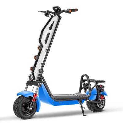 China Unisex 48V 1000W 2 Wheels Anti-theft Waterproof Electric Scooter with Seat for Adults for sale