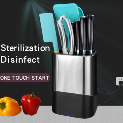 China Viable Intelligent Knife Rack Sterilizer Knife Rack Kitchen Utensil Rack Kitchen Tableware Storage Ozone Disinfection Knife Holder for sale