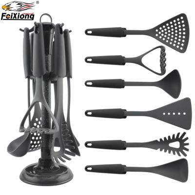 China 100% Sustainable Food Grade Nylon Kitchens Cooking Tool Kit 6 Pieces Kitchen Utensils Set for sale