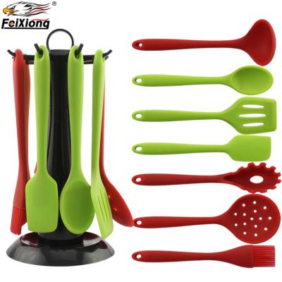 China Sustainable Kitchen Instruments, Cookware Sets, 7 Pieces Tool Kit Kitchen Silicone for sale