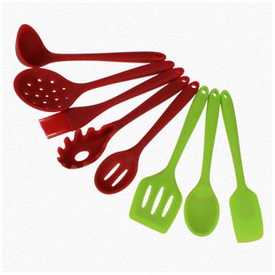 China 2017 Chinese Supplier Best Selling Colorful Silicone Kitchen Tools 8pcs Kitchen Accessories Viable for sale