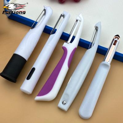 China New Viable Designs 6 Different Styles Stainless Steel Peelers Kitchen Zester And Grater Different Shapes Peeler for sale