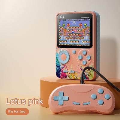 China TV Plug Directly 2022 Newest Best Selling Colorful Handheld Mini Retro Game Box 500 in 1 TV Plug Video Game Player Boy G5 Handheld Console for sale