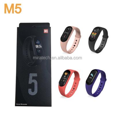 China New Smart Touch Screen m5 Band OEM Fitness Tracker Watch Sport Wristband Heart Rate Blood Pressure for sale