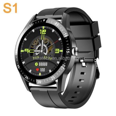 China Multifunction Classic Touch Screen Miratech Round Smart Watch S1 Sport Watch With Calls Music Blood Oxygen Multi Languages ​​Smartwatch for sale