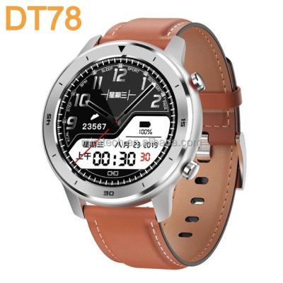 China MP3 playback DT78 heart rate activity fitness tracker blood pressure sports band electronic wristband fitness ip68 waterproof watch for sale