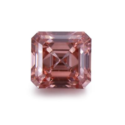 China Fire Emerald Color Play Or CVD Like Intense Orange Pink Lab Grown Diamond for sale