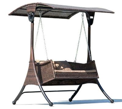 China Outdoor Hanging Swing Chair Strong Swing Rattan Swing Chair Patio Wicker Basket Chair for sale