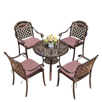 China Insun Outdoor Weather Furniture Dining Table Garden Furniture Table and Chair Set for sale