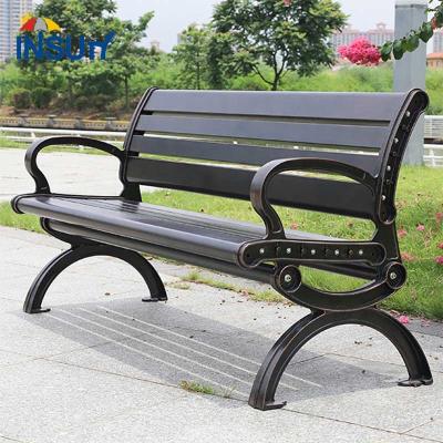 China Waterproof Black Outdoor Teak Bench Garden Bench Antique Garden Bench for sale