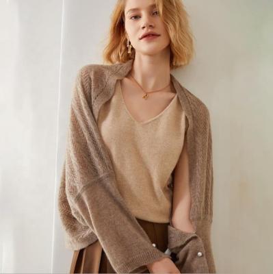 China New luxury knitted cashmere shawl autumn and winter pure cashmere scarf women's bib coat for warmth for sale