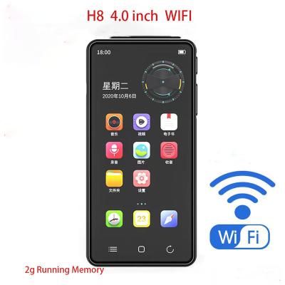 China Original BT V5.0 Touch Screen 4.0inch 16GB MP3 Player OEM H8 WIFI Android Card Music mp3 player with Speaker, FM, EBook, Recorder for sale