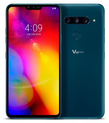 China Original Dual SIM Card Mobile Phone For LG V40 ThinQ 6.4 IInches V405UA 4GB RAM 64GB ROM 16MP Triple Camera LTE SIM Unlocked Cellphone for sale