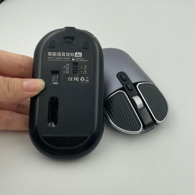 China Portable Wireless Mouse Computer Laptop OEM AI Smart Mouse With Voice Search Typing To Translate 110 Languages for sale