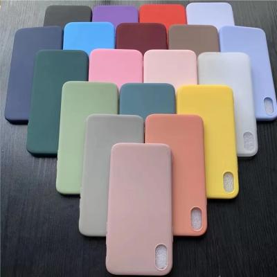 China TPU Frosted Soft Rubber Case For iPhone 6/7/8 Plus , Slim Matte TPU Phone Cover For iPhone X/XS XR 11 12 Pro Max Case for sale