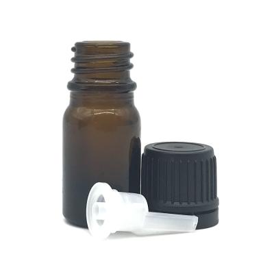 China Personal Care 5ml Popular Amber Essential Oil Dropper Bottle Glass Bases Oil Essential Bottles for sale