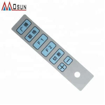 China Industrial Controls Customized Graphic PC/PET Membrane Overlay / LEXAN Label for sale